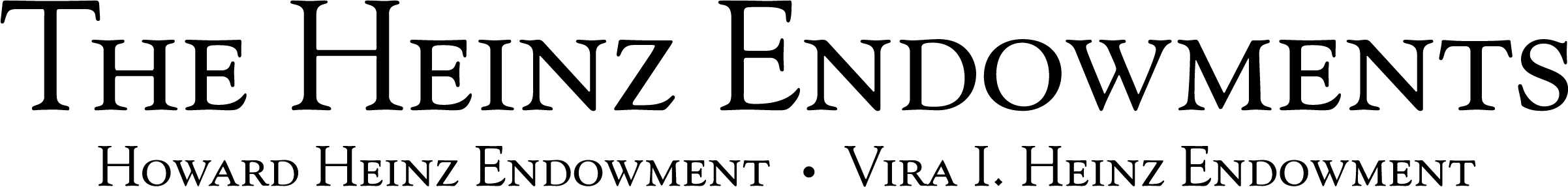 Heinz Endowments logo horizontal black text no background Heinz Endowments logo horizontal black text no background